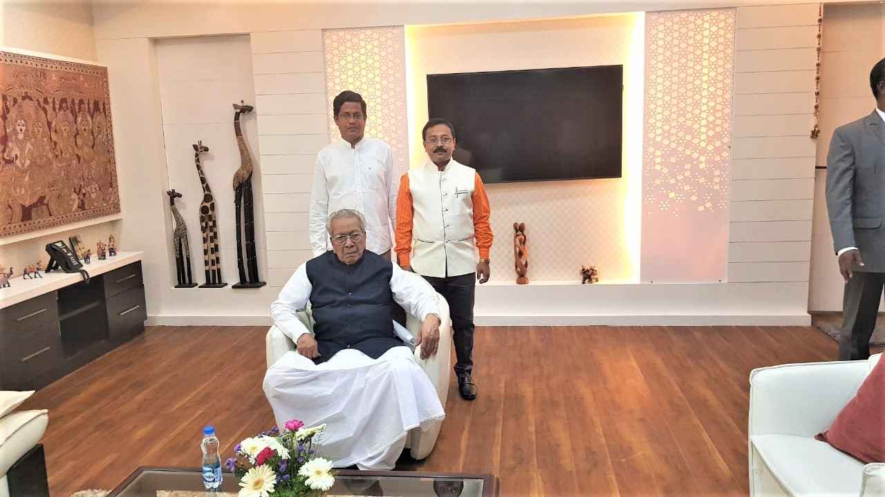 Our Secretary with honorable Governor Andhra Pradesh Sj. Biswabhusan harichandan